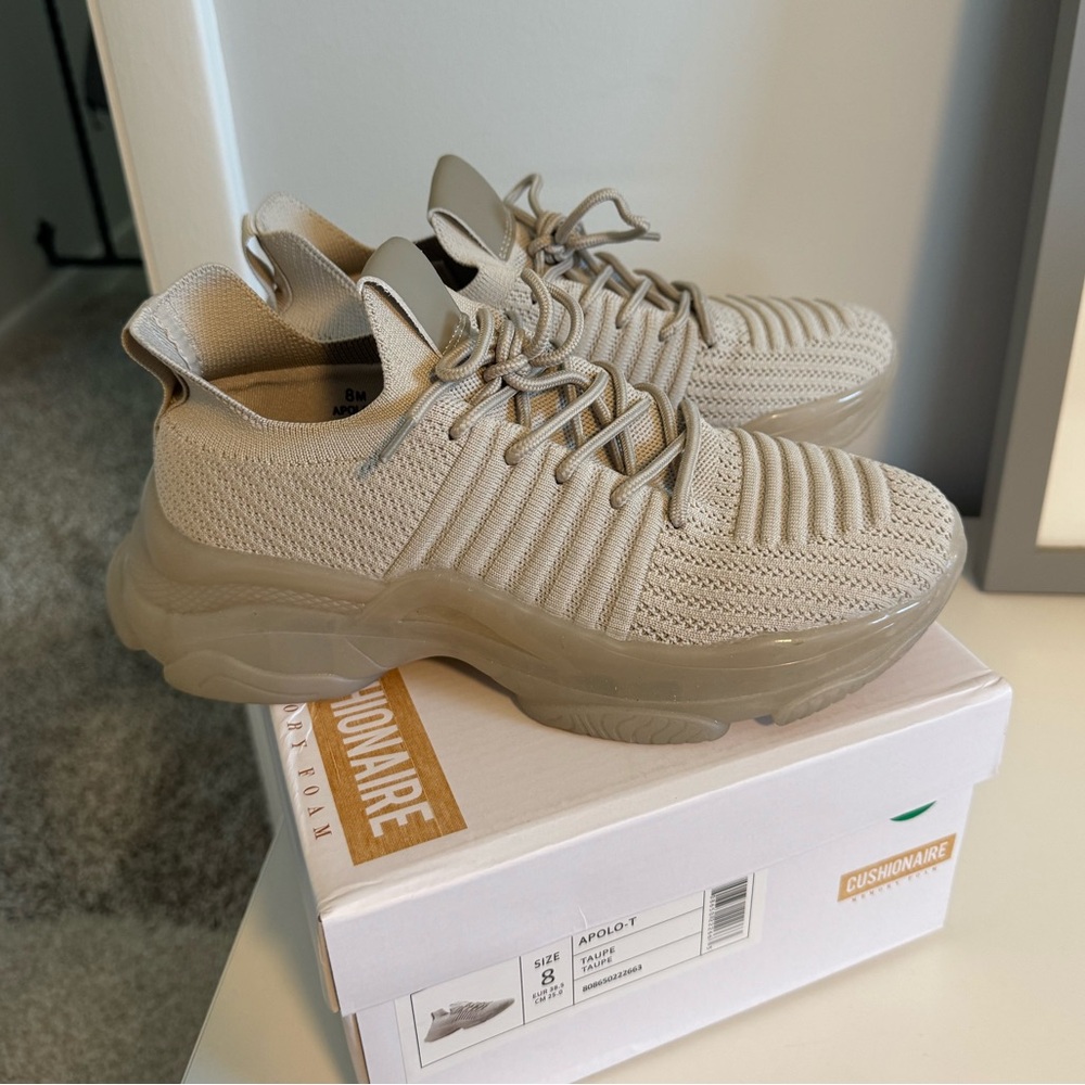 Tan Memory Foam Sneakers - Picture 8 of 8